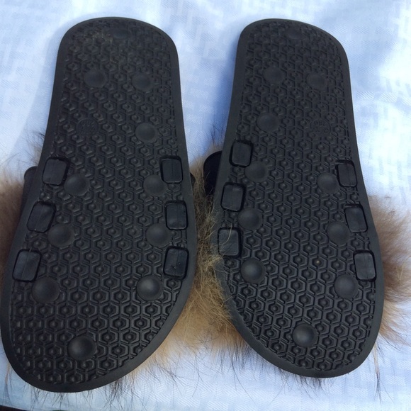 Slippers Casual Fur Fluffy Slippers Flats - Picture 3 of 3